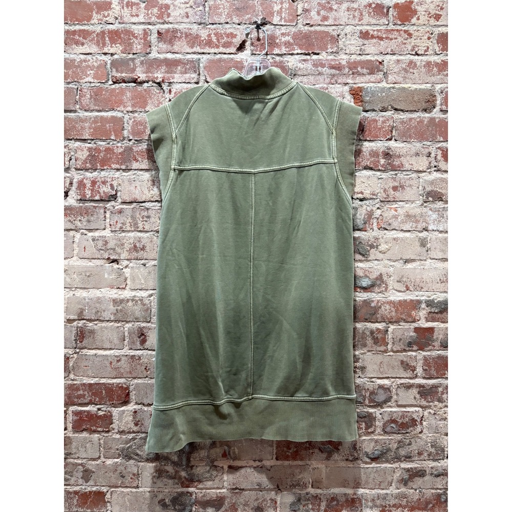 Daily Practice by‎ Anthropologie Meru Zip-Front Mini Dress Green Medium - Picture 10 of 10